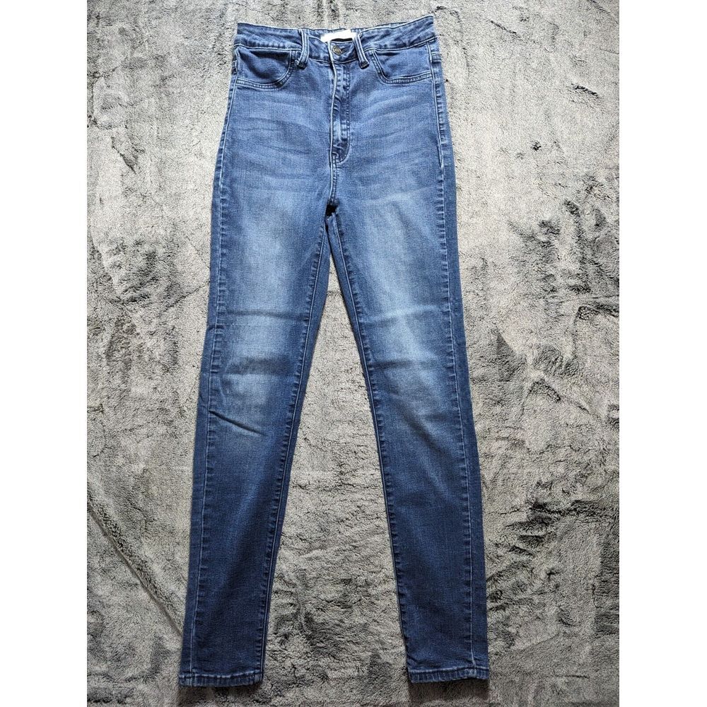 KanCan High Rise Skinny Jeans Women's Size 9 Medium Wash No Front Pockets